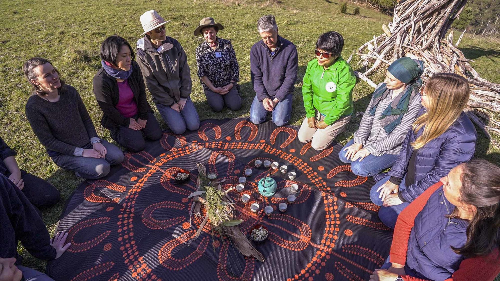 INFTA Forest Therapy Guide at Tea Ceremony